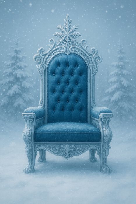 Кресла. Новый год. Трон Деда Мороза.