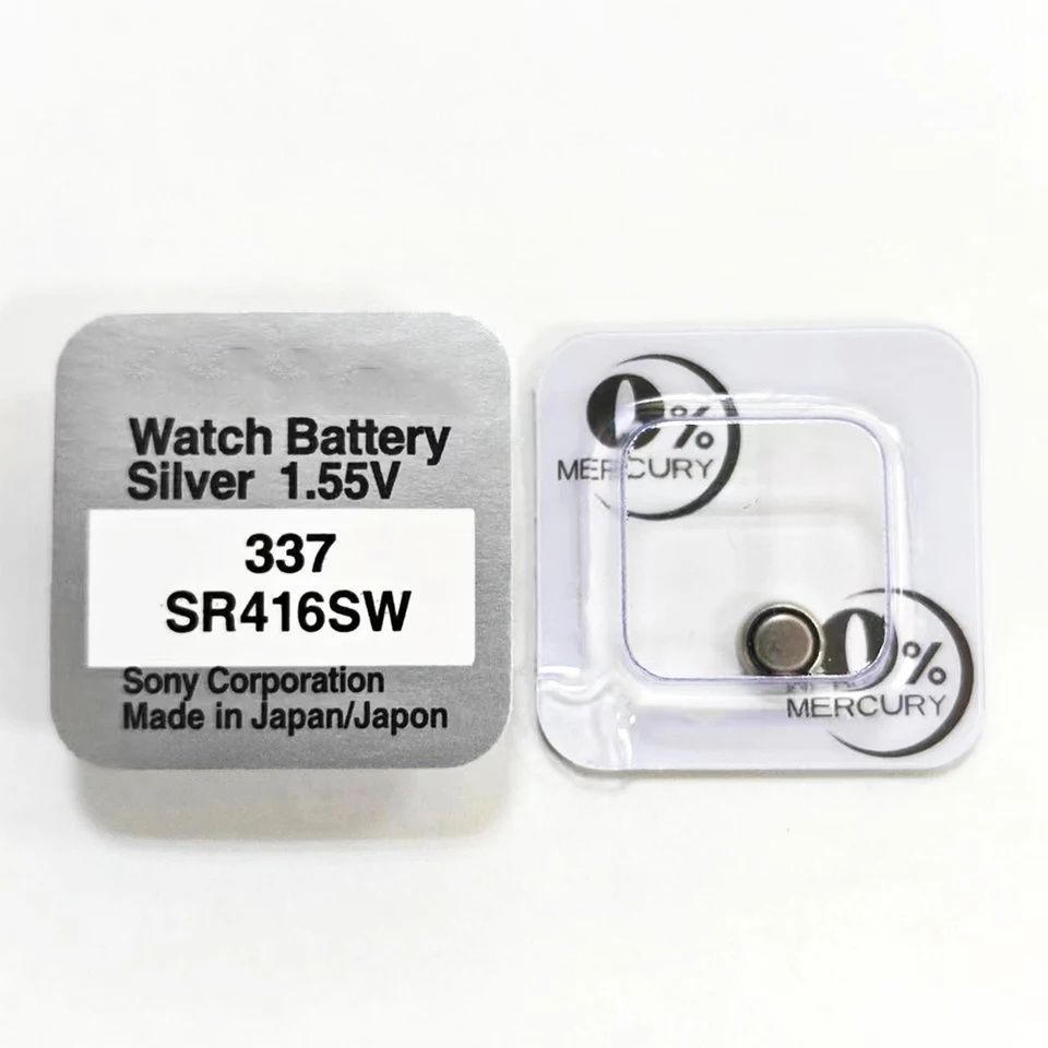 Baterii Sony Silver 337 SR416SW 1,55v originale-casca copiat-japoneza