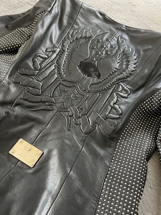 Оригинално дамско кожено яке Philipp Plein