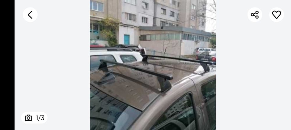 Bare portbagaj Dacia Logan