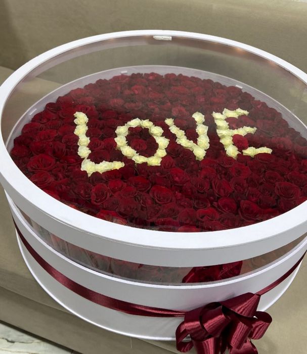 Коробка биг сайз 201 роза