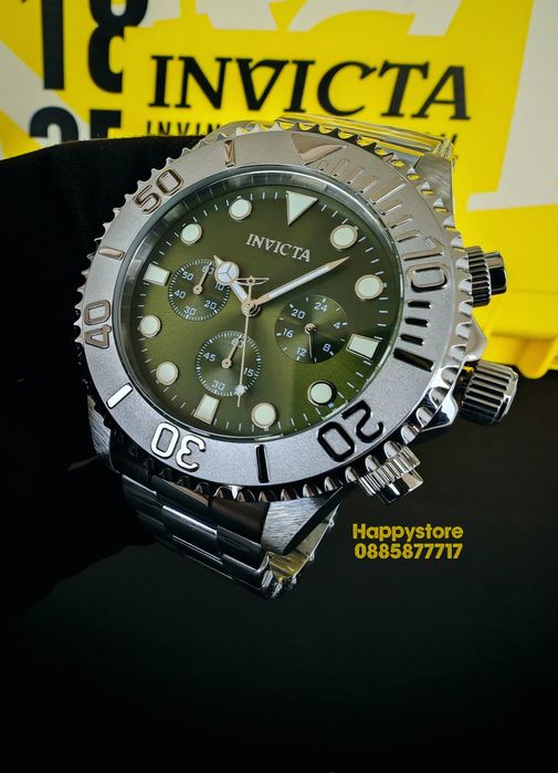 INVICTA Grand Diver Silver 48 mm, Инвикта нов ръчен часовник
