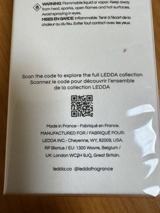 Parfum unisex Ledda Bourbon Brulee !