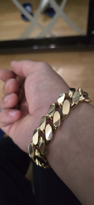 Bratara aur barbati Cuban 14k