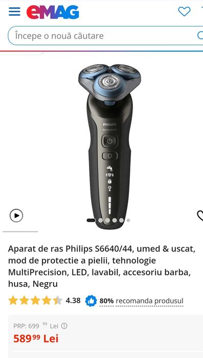 Aparat de ras Philips S6640/44