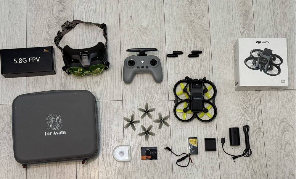 DJI Avata 1 комплект – Goggles V2, RC2, аксесоари