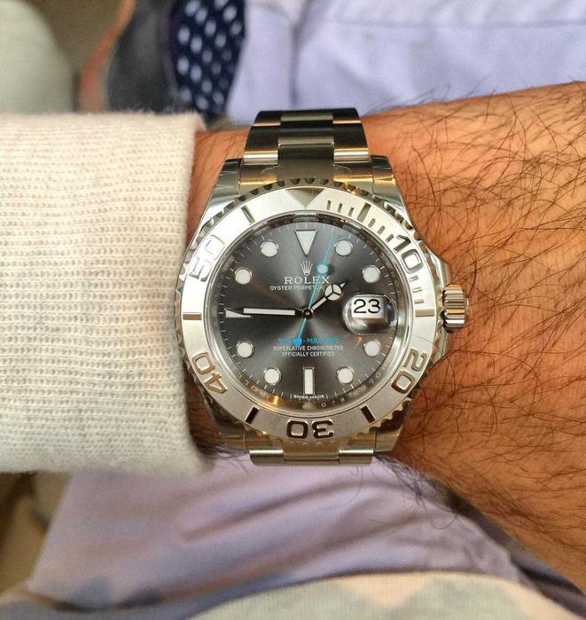 Rolex Yacht-Master Platinum сиво