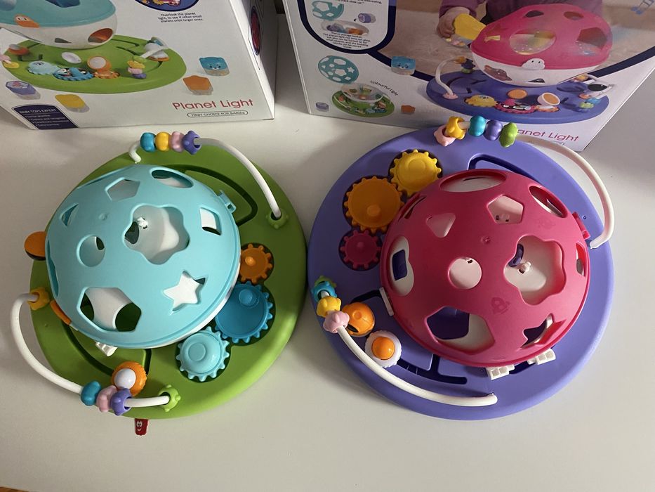 Бебешка играчка сфера Космос - сортер, формички, лабиринт, музика,