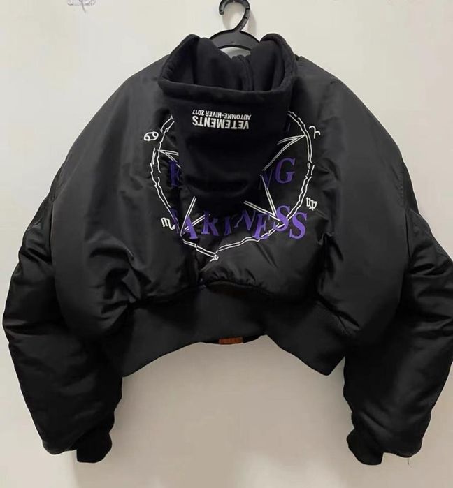VETEMENTS TFD бомбер ветементс тотал факинг даркнесс