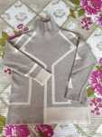 Pulover pe gat maleta lana casmir Clarina