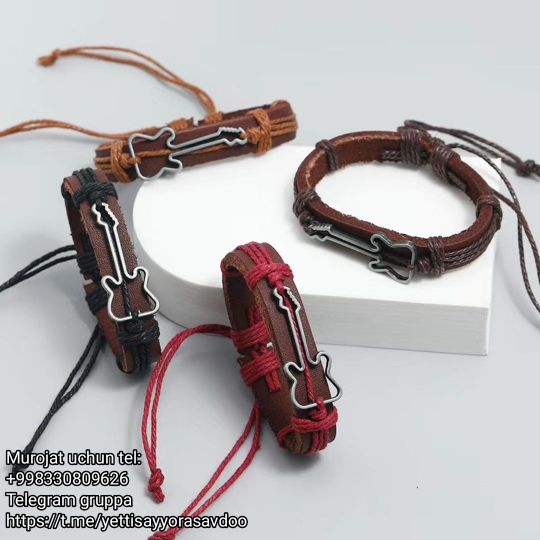 Qo'lga taqadigan gitara brasletchalar