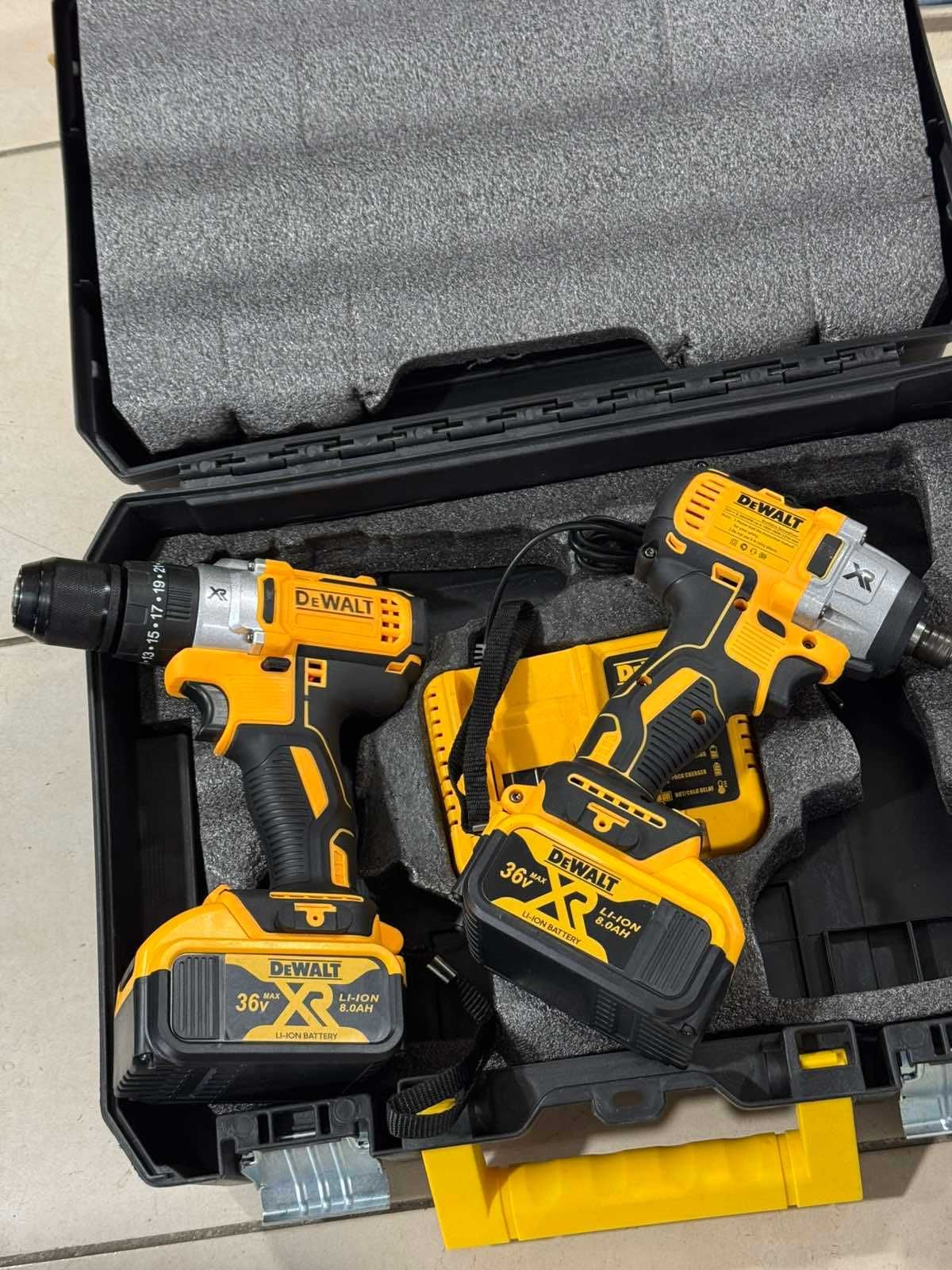 Продавам Акумулаторен  Винтовер и Гайковерт Dewalt