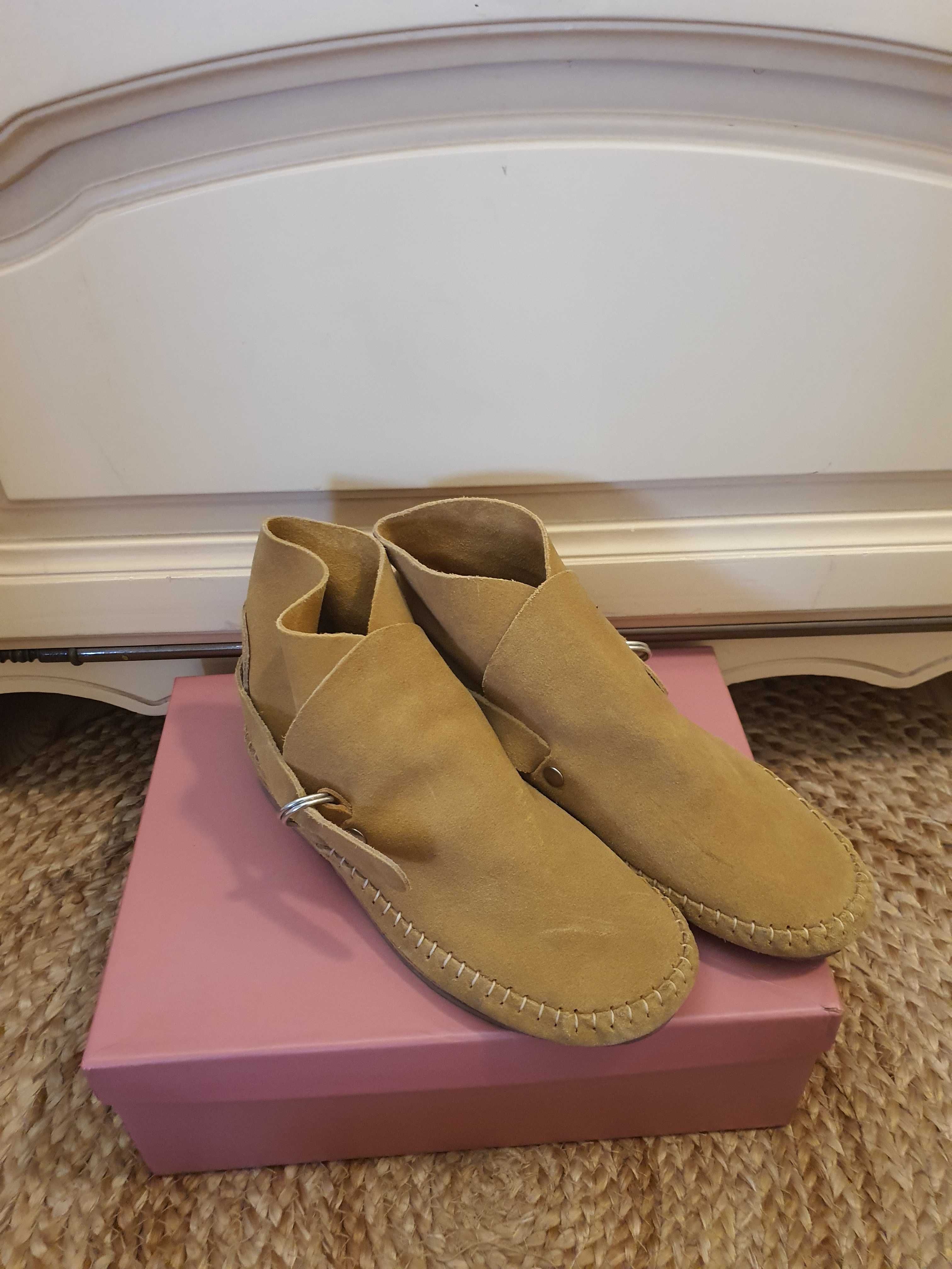 Mocasini Leo A.,piele, noi, 38