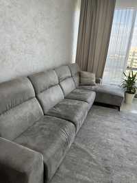 Диван, кресло, умный диван, современная мебель, мягкий, серый
