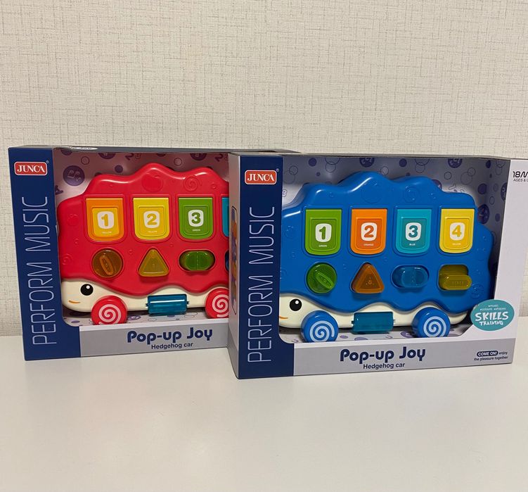 Занимателно таралежче - POP UP играчка, изскачащи животни