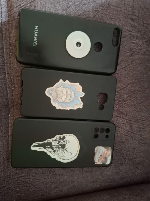 Продам 3 чехла Samsung с черепом Huawei с кольцом одам все за 1600