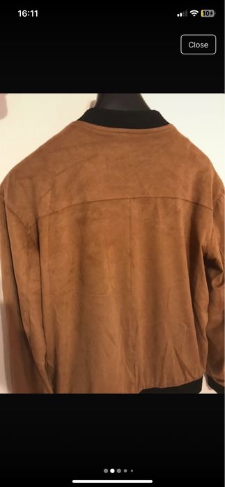 Zara Jacket S material catifelat fara defecte geaca primavara