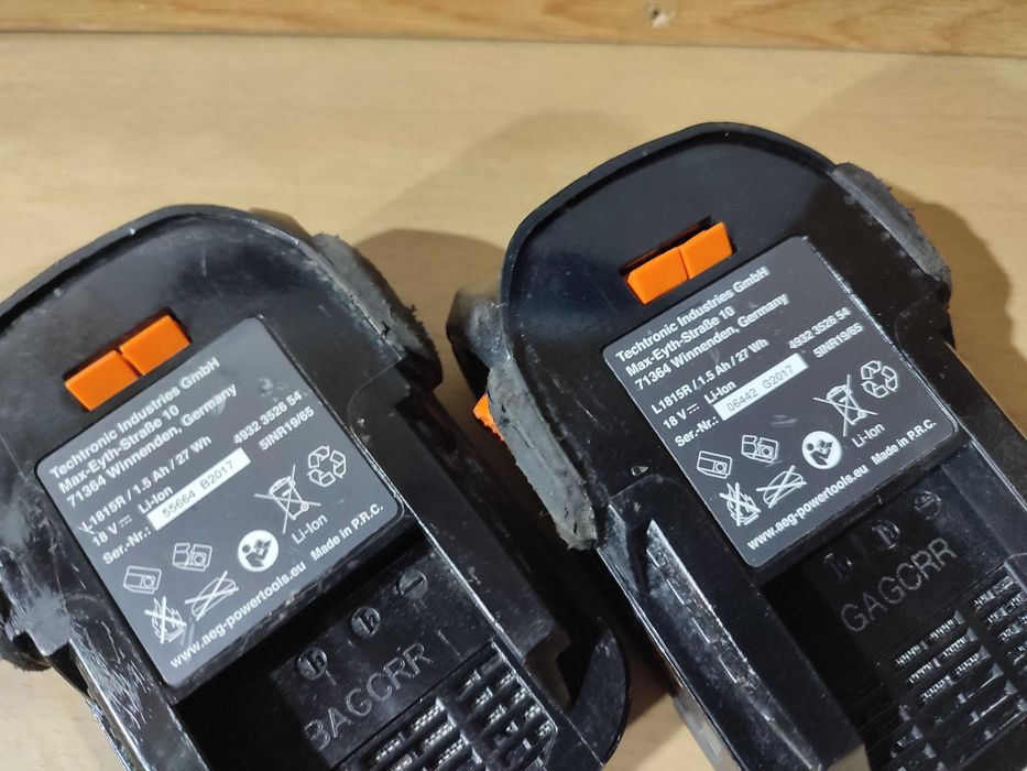 AEG L1815R Acumulator Baterie Sursa 18V 1.5Ah 27Wh LED LiIon Germania