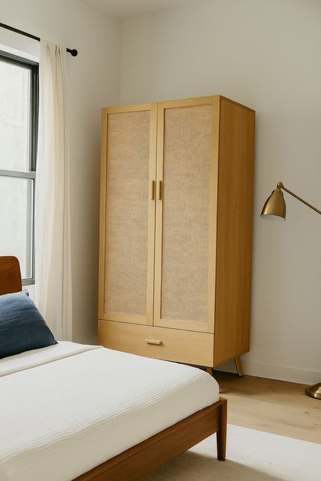 Шкаф новый коричневый сканди