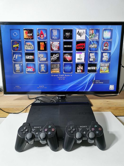 PS3 500gb cu 53 jocuri bune + 2 manete originale + Youtube + NETFLIX