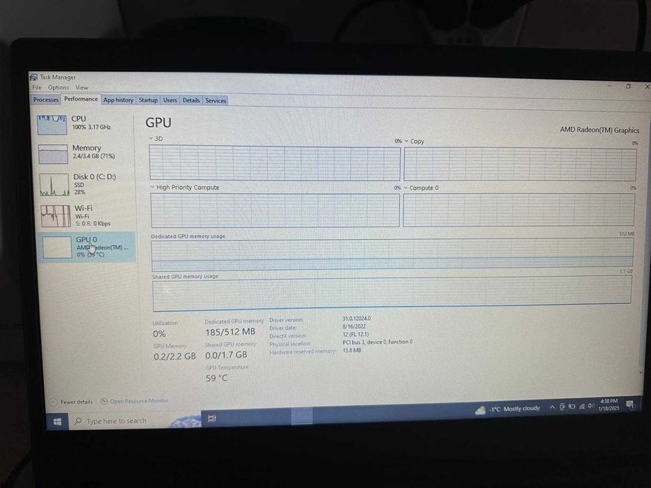 Laptop Lenovo IdeaPad 3 15ADA05, 15,6inchi ,AMD Athlon, 4GB, 512Gb SSD