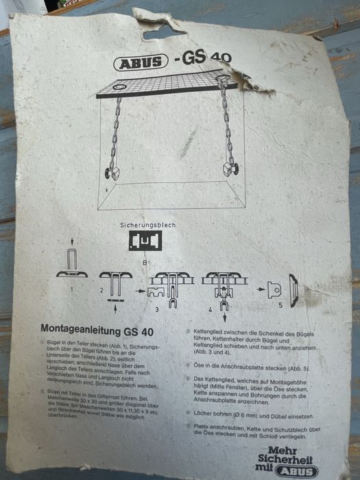 ABUS dispozitiv de incuiere  GS40