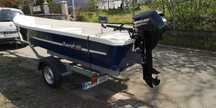Romcraft 480 cu motor Mercury 20 Efi, sonar si peridoc inmatriculat