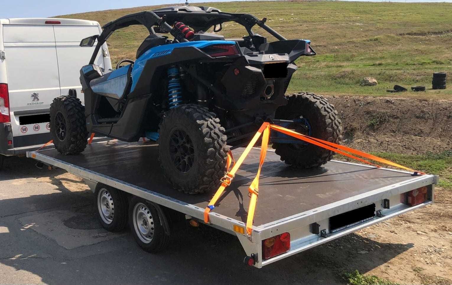Remorca REPO Cargo FLAT QSD 4121,RAR gratuit, APICOL, ATV, 750kg