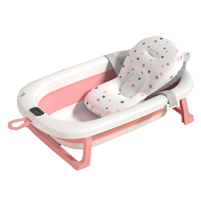 Cadita bebelusi pliabila cu pernita  cu si termometru  KB201R