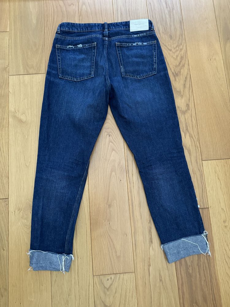 Дънки с перли Zara