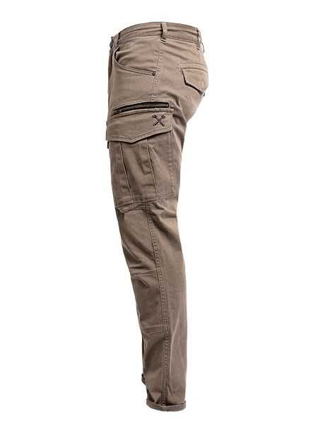 Pantaloni jeans John Doe Stroker Cargo Camel - Marimea 33/32