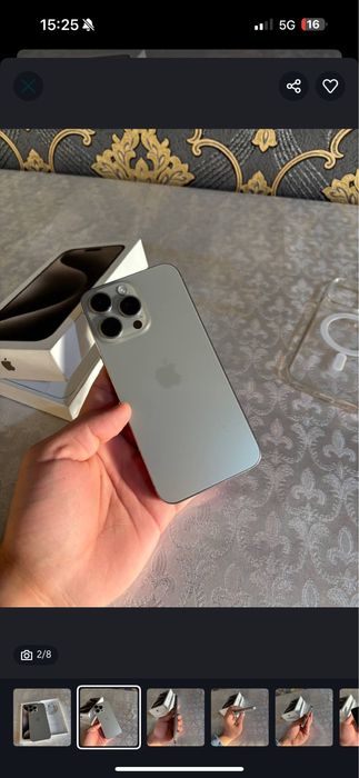 Iphone 15 pro max, 256gb 97-yomkost simkartalik