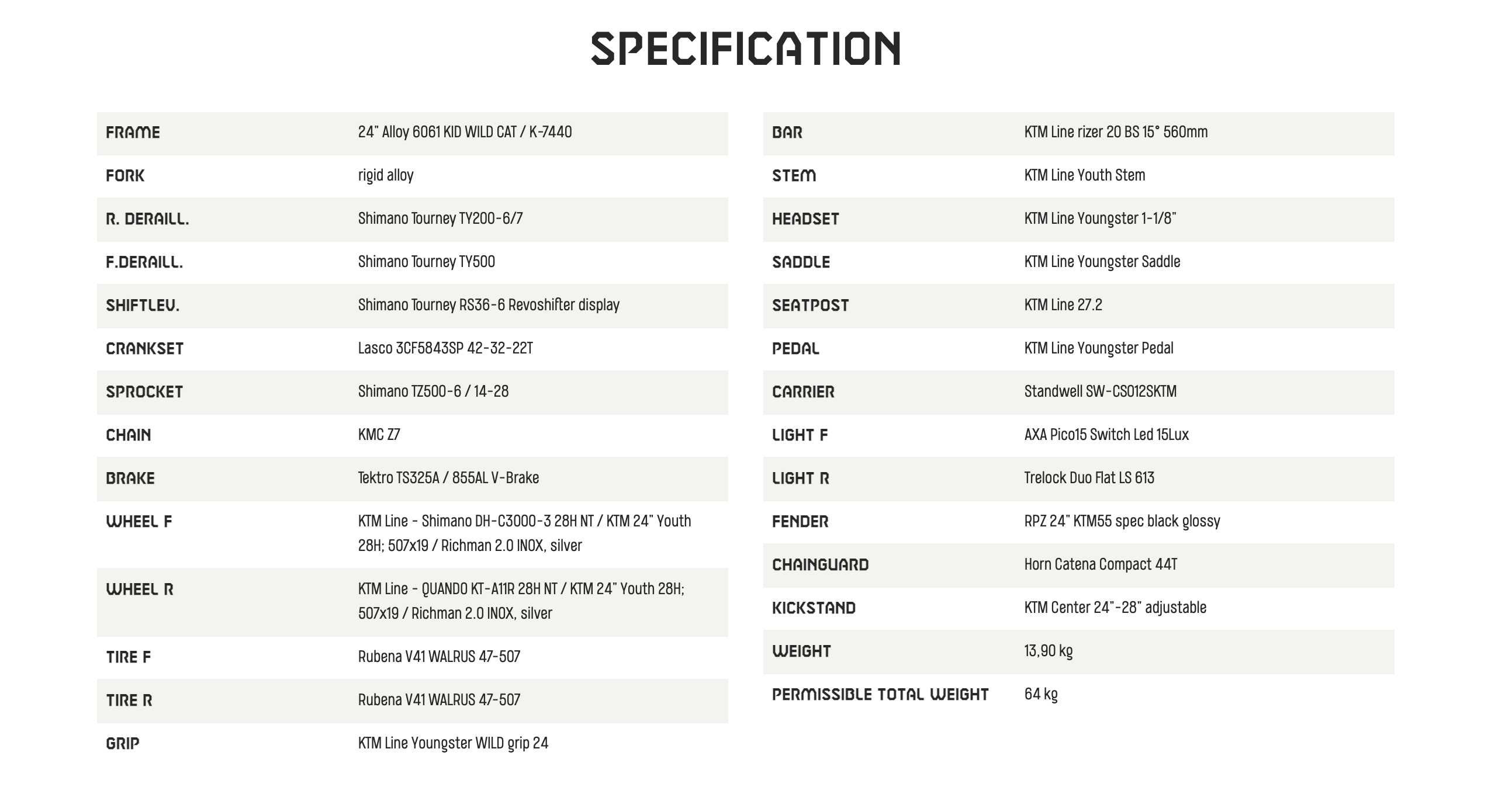 Детски велосипед KTM Wild Cat 24, Бял/син