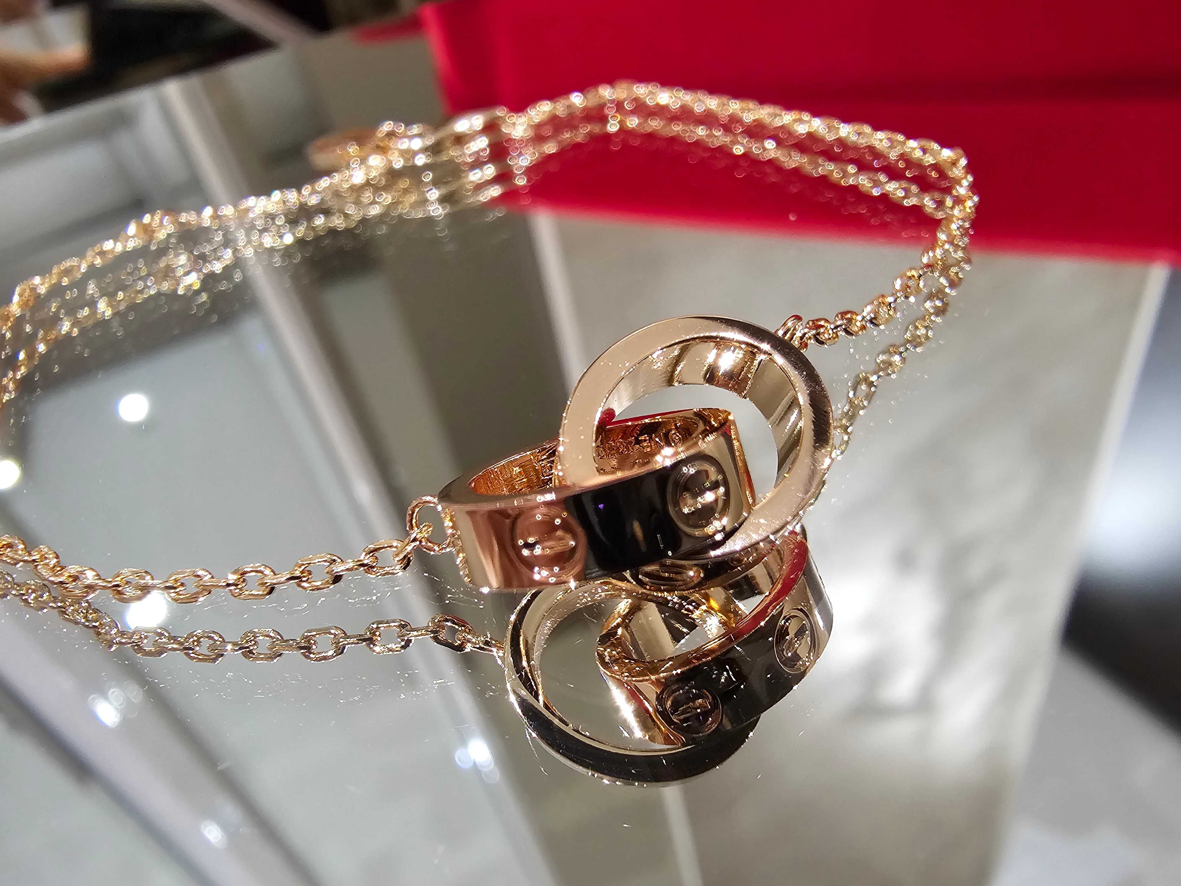 CARTIER Love Rose Gold Chain Мъжка / Дамска Гривна