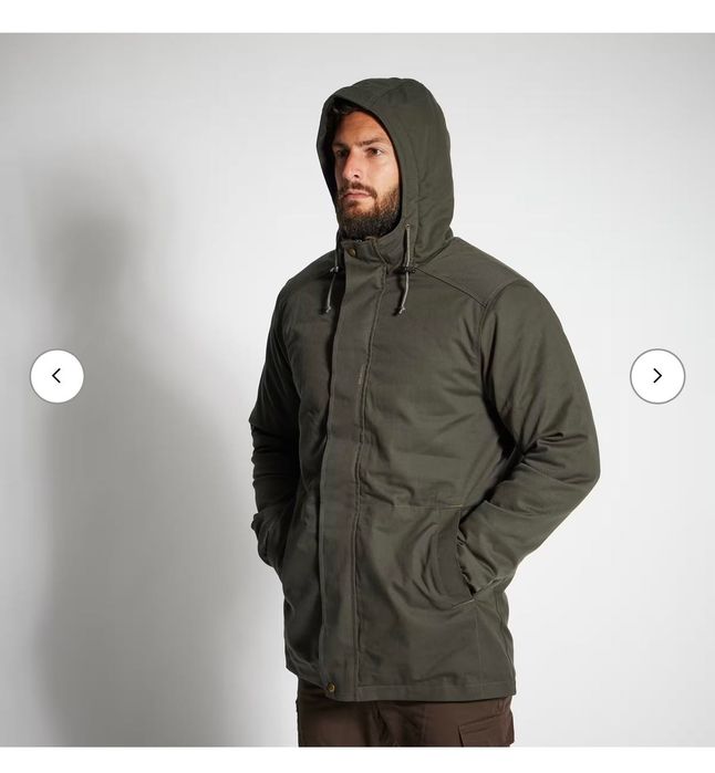 Decathlon Топло яке за лов 100, зелено