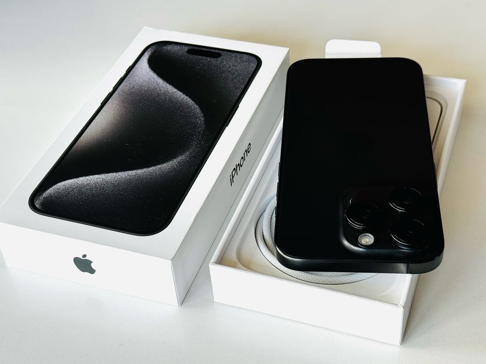 Iphone 15 Pro 256GB Black 98% Батерия! Гаранция 6 месеца