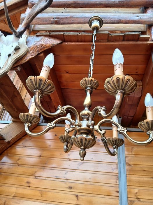 Candelabru bronz masiv