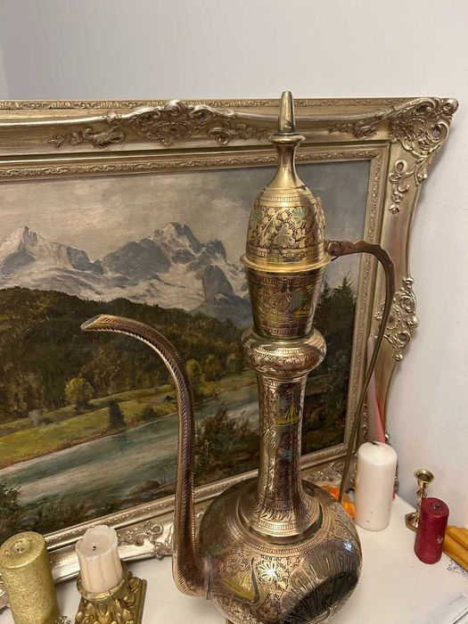 DN218 Ceainic de alama foarte mare 3,5 kg, masiv 65inaltime x35cm