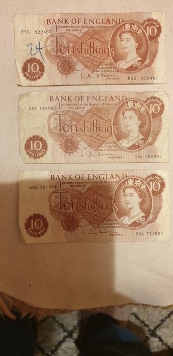 Bancnota de 10 selling England