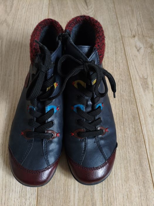 Ghete piele speaker Rieker, impecabiler, 41