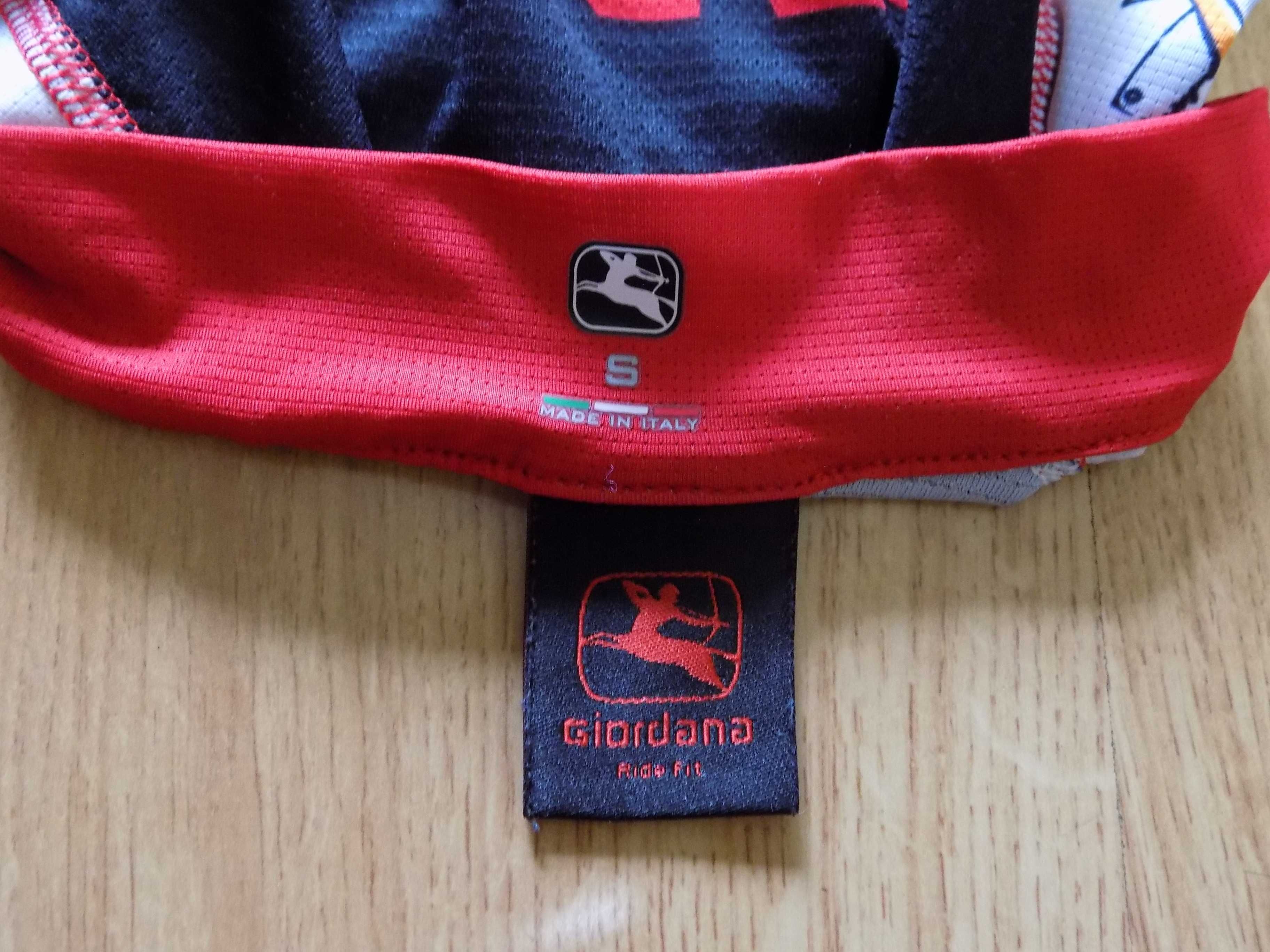 вело джърси giordana тениска шосейно колоездене мъжко оригинална XXL/S