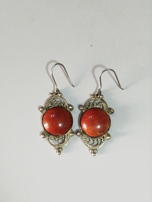 Серьги с натуральным камнем