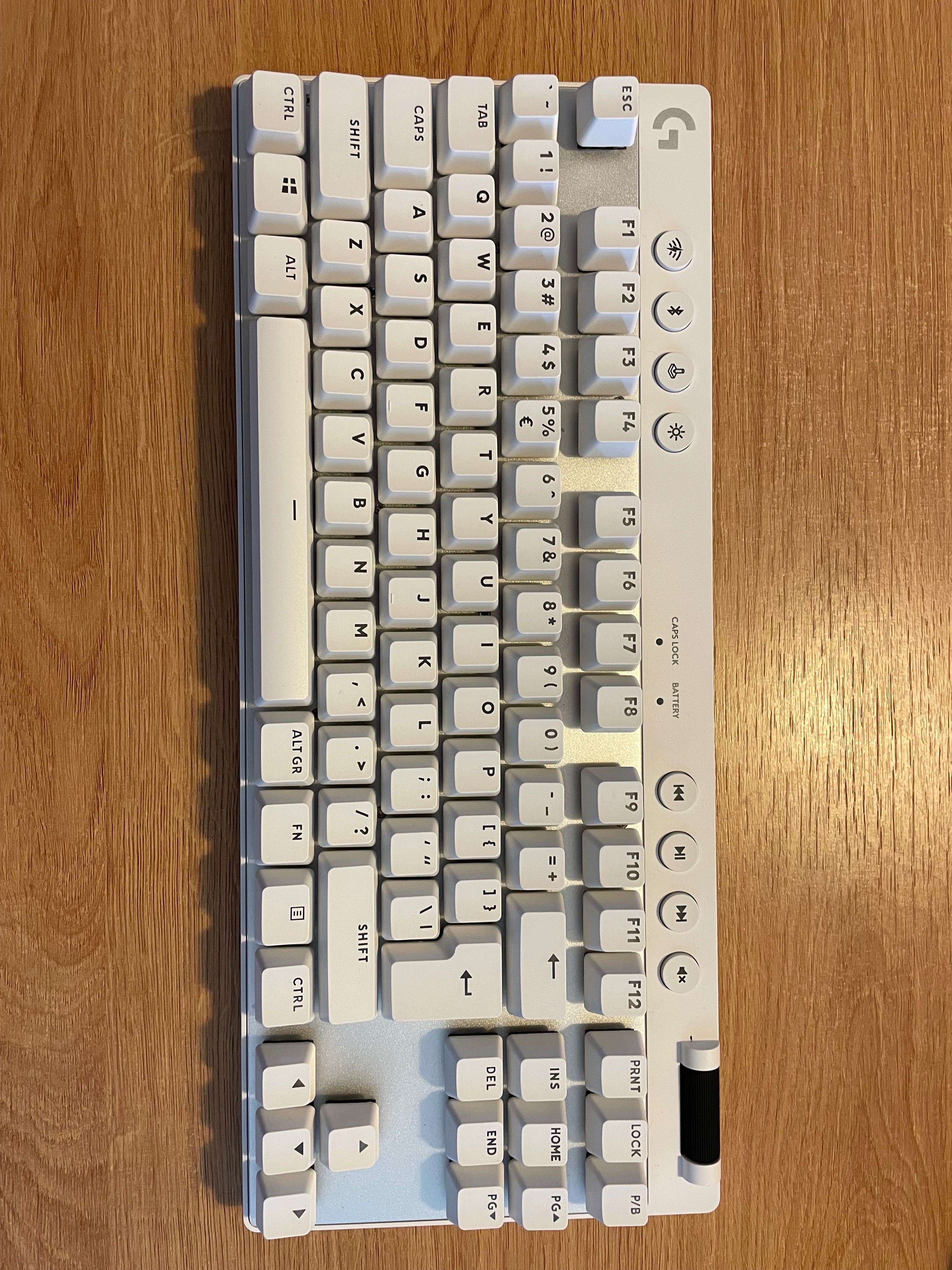 Клавиатура Logitech PRO X TKL Lightspeed, White