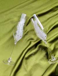 Дизайнерски сватбени чаши