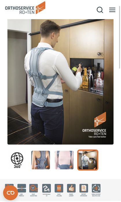 Corset Ro+Ten Spinalplus - Aparatul pentru Osteoporoza