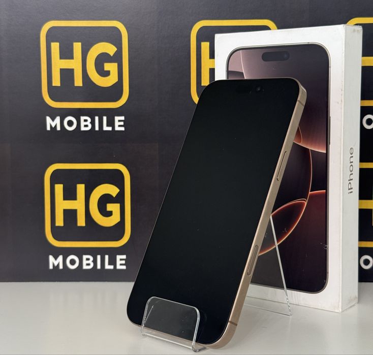 iPhone 16 Pro Max(Desert/Natural/White)-256GB, 100% Bat, Garantie 1 An