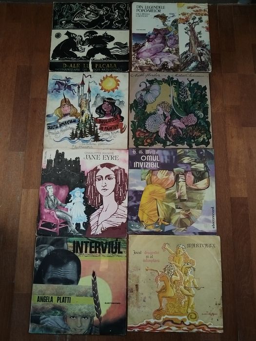 Discuri /Viniluri vechi românești cu povesti și basme