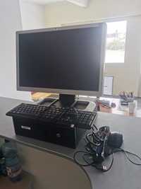 Unitate pc HP i5 gen4 ram16 ssd100 cu monitor