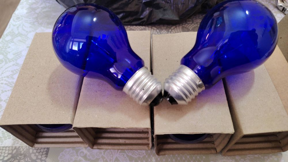 Лампочка синий для лечебные целей.