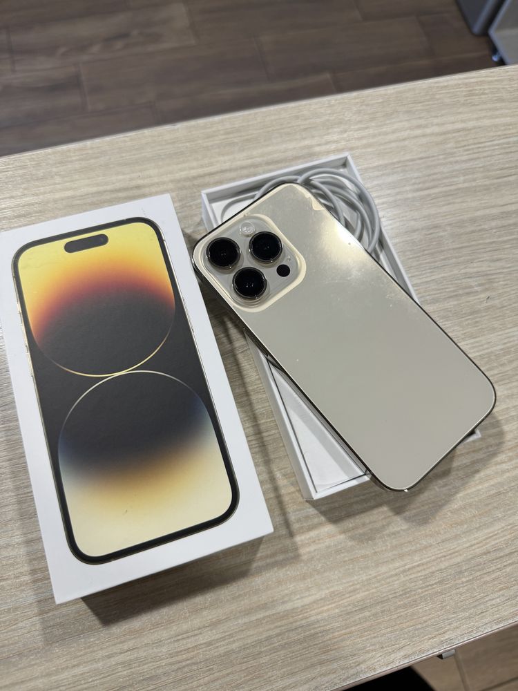 iPhone 14 Pro, 256GB, 5G, Gold, Impecabil/CA NOU!!!